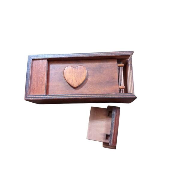 Rectangle secret wooden puzzle box - Picture 5 of 6